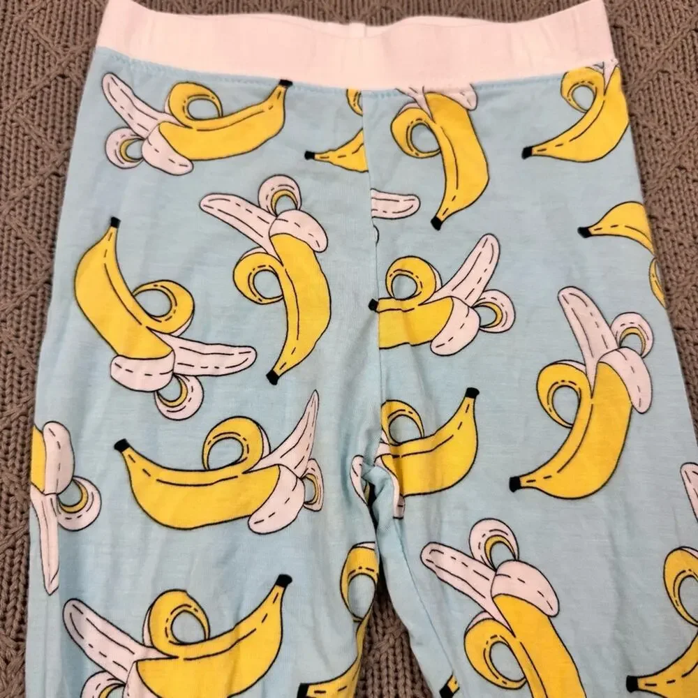 Little Sleepies Banana Print Pajama Pants Viscose Bamboo & Spandex  18/24M